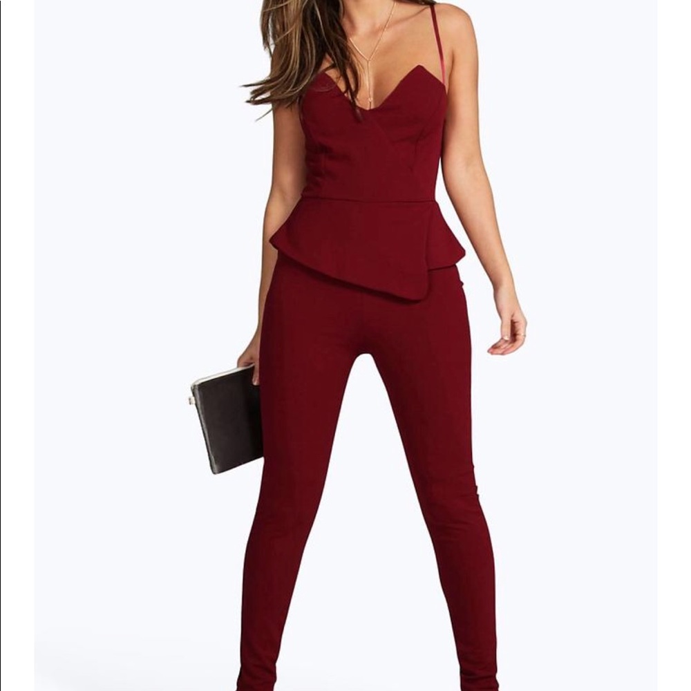 Skinny leg jumpsuit